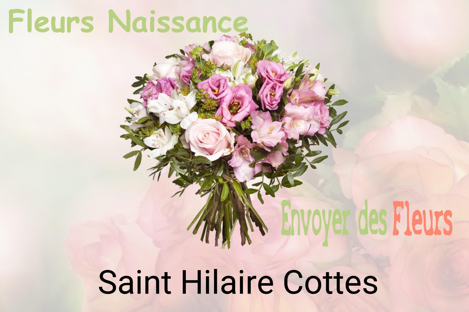Bouquet de fleurs de naissance livré à Saint-Hilaire-Cottes